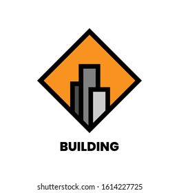 building logo like icon for business corporate, design template - vector illustration
