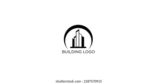 Building logo with modern style