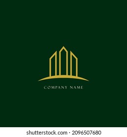 building logo in modern style for construction company