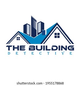 Das Gebäude-Logo mit druckfertiger Datei.