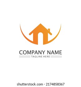 building logo, Real estate and home buildings vector logo icons template