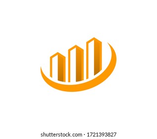Building logo real estate vector icon 