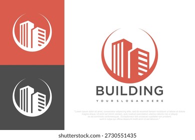 Building Logo for Real Estate . vector illustration