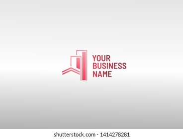The building logo is red