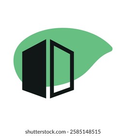 Building logo, Simple building design and construction logo. The symbol for construction, apartment, and architect.  