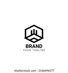 Gebäudelogo ist geeignet für die Vertretung eines Unternehmens oder Unternehmens in den Bereichen Technologie, Schmuck, Agenturen, Berater, Gebäude, Bauwesen, Hotels, Mode, Reisen, Kosmetik
