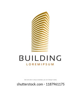 Building Logo Template Design Vector, Emblem, Concept Design, Creative Symbol, Icon