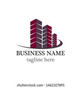 Building logo template icon design