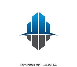 Building Logo Template, Icon, Symbol - Vector