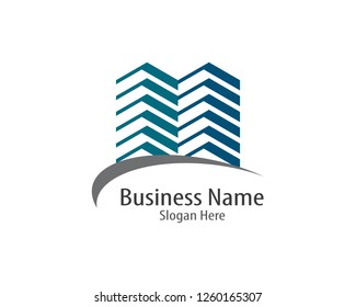 Building logo template illustration