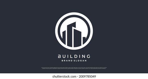 Erstellen Sie eine Logo-Vorlage mit einem modernen, einzigartigen Konzept, Premium-Vektorteil 