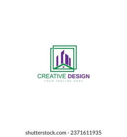 Erstellen Sie eine Logo-Vorlage mit einem modernen, einzigartigen Konzept, Premium Vector