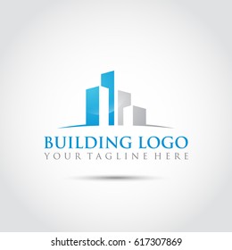 Building Logo Template. Vector Illustrator Eps.10