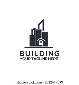 Building logo template vector. Building shop logo concept