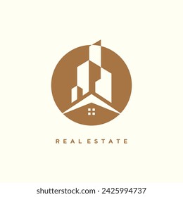 Building logo vector design element icon with creative style