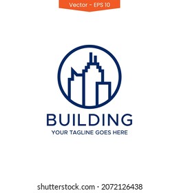 Building logo vector design template. 