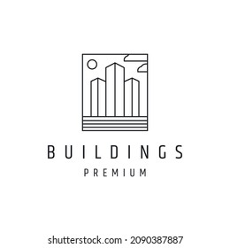 Building Logo Vector Design Template on white backround