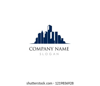 Building Logo Vector Icon Illustration Design
