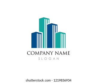 Building Logo Vector Icon Illustration Design
