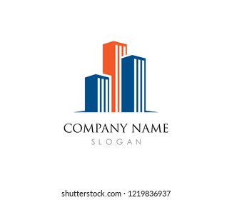 Building Logo Vector Icon Illustration Design
