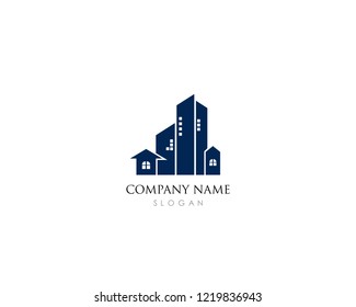 Building Logo Vector Icon Illustration Design
