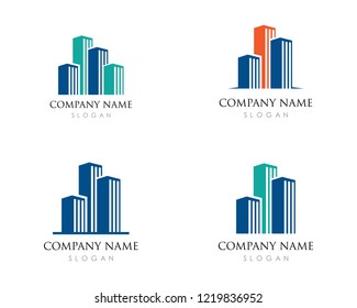 Building Logo Vector Icon Illustration Design
