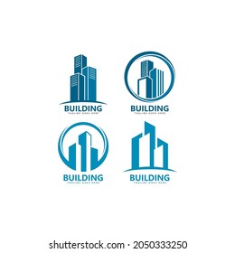 Diseño de Ilustración de Icono de Vector de Logotipo de Construcción