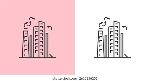 building logo vector icon illustration