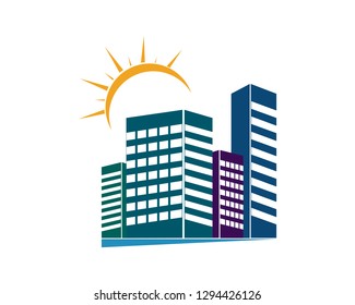 Building  logo vector illustration design