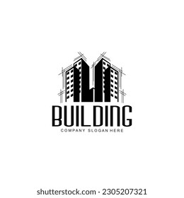 Building logo vector illustration design 