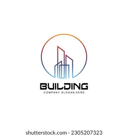 Building logo vector illustration design 