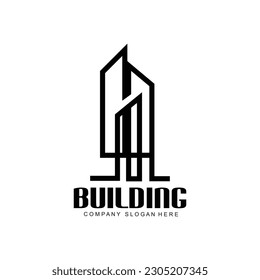 Building logo vector illustration design 