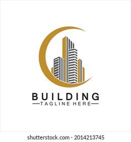 Building logo vector illustration design,Real Estate logo template, Logo symbol icon