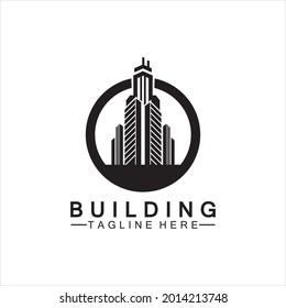 Building logo vector illustration design,Real Estate logo template, Logo symbol icon