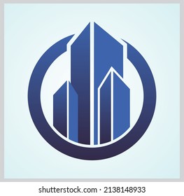 Building logo vector illustration design,Real Estate logo template, Logo symbol icon. Pictograph of building for template logo, icon, and identity vector designs
