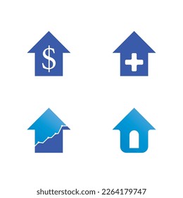 Building logo vector illustration design,Real Estate logo template, Logo symbol icon
