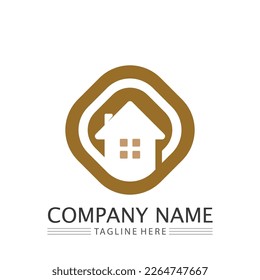 Building logo vector illustration design,Real Estate logo template, Logo symbol icon