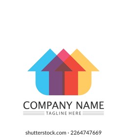 Building logo vector illustration design,Real Estate logo template, Logo symbol icon