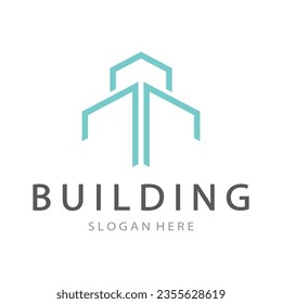 Building logo vector illustration design,Real Estate logo template, Logo symbol icon