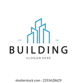 Building logo vector illustration design,Real Estate logo template, Logo symbol icon