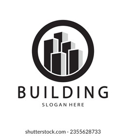 Design der Vektorgrafik, Vorlage für das Immobilienlogo, Logo-Symbol