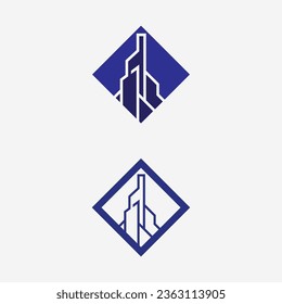 Building logo vector illustration design,Real Estate logo template, Logo symbol icon