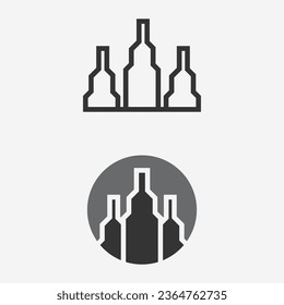Building logo vector illustration design,Real Estate logo template, Logo symbol icon