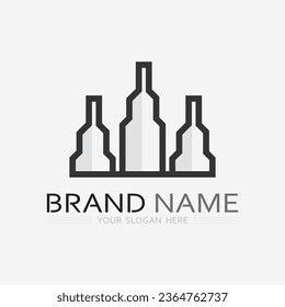Diseño de ilustración vectorial del logotipo de construcción, plantilla de logotipo inmobiliario, icono de símbolo del logotipo