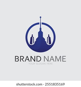 Building logo vector illustration design,Real Estate logo template, Logo symbol icon
