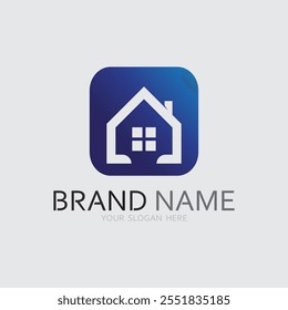 Design de ilustração de vetor de logotipo de construção,Modelo de logotipo imobiliário, ícone de símbolo de logotipo