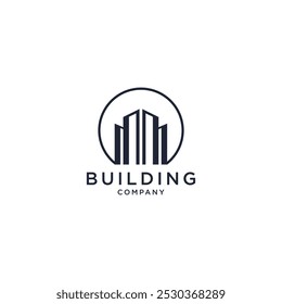 Icono de Ilustración vectorial de logotipo de construcción 
