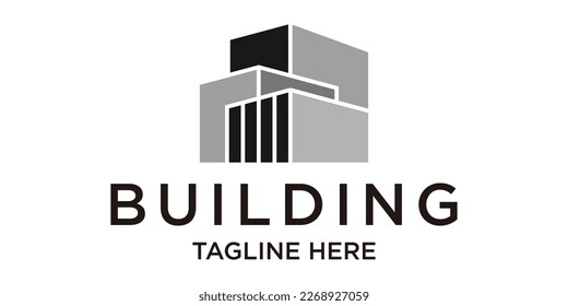 building logo vector illustration real estate