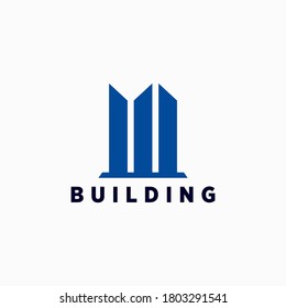 Building Logo Vector Minimalist Stock Vector (Royalty Free) 1803291541 ...