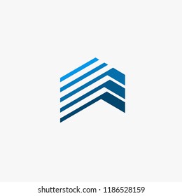 building logo vector, real estate vector abstract